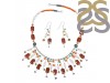 Moonstone/Sunstone/Carnelian Beaded  Jewelry Set BDD-12-1637
