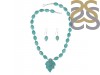 Turquoise Beaded  Jewelry Set BDD-12-1643