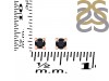 Black Tourmaline Stud Earring BLS-RDE-1296.