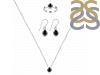  Black Tourmaline Jewelry Set BLS-RDN-451-RDE-1317-RDR-4027.