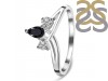 Black Tourmaline & White Topaz Ring BLS-RDR-2660.