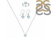  Blue Chalcedony Jewelry Set BLX-RDN-451-RDE-1317-RDR-4027.