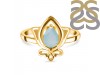 Blue Chalcedony Lotus Ring BLX-RDR-2157.