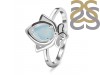 Blue Chalcedony Lotus Ring BLX-RDR-2157.
