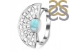 Close Out Larimar & Moonstone Ring LAR-CO-RDR-1034.