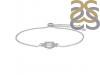 Crystal & White Topaz Bracelet CST-RDB-140.