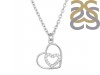 Cubic Zirconia Heart Necklace CUZ-RDN-64.