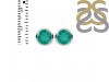 Green Onyx Stud Earring GRO-RDE-1425.
