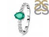 Green Onyx & White Topaz Ring GRO-RR-419D.