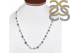 Herkimer Diamond/Black Spinel Necklace-NSL HKD-12-3