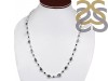 Herkimer Diamond/Black Spinel Necklace-NSL HKD-12-6