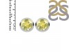 Lemon Quartz Stud Earring LEM-RDE-1244.