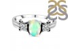 Opal & White Topaz Ring OPL-RDR-1442.