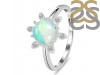 Opal & White Topaz Ring OPL-RDR-1747.