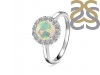 Opal & White Topaz Ring OPL-RDR-1768.
