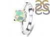 Opal & White Topaz Ring OPL-RDR-1786.