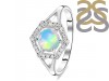 Opal & White Topaz Ring OPL-RDR-1800.