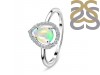 Opal & White Topaz Ring OPL-RDR-1803.