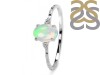 Opal & White Topaz Ring OPL-RDR-1938-A.