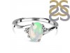 Opal & White Topaz Ring OPL-RDR-209.