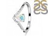 Opal & White Topaz Ring OPL-RDR-2283.