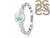 Opal & White Topaz Ring OPL-RDR-2288.