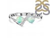 Opal & White Topaz Ring OPL-RDR-2295.