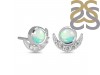 Opal & White Topaz Stud Earring OPL-RE-4.