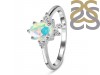Opal & White Topaz Ring OPL-RDR-2398.