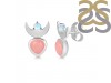 Pink Opal Stud Earring PKO-RDE-1092.
