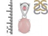 Pink Opal & Tourmaline Pendant PKO-RDP-553-TRM-LOOP.