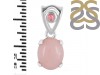 Pink Opal & Tourmaline Pendant PKO-RDP-554-TRM-LOOP.