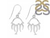 Plain Silver Jelly Fish Earring  PS-RDE-963.