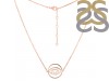 Brow Chakra Plain Silver Necklace PS-RDN-3.