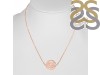 Crown Chakra Plain Silver Necklace PS-RDN-9.