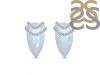 Moonstone & White Topaz Stud Earring RBM-RDE-1229.