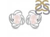 Rose Quartz Stud Earring RSQ-RDE-14.