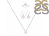  Rose Quartz Jewelry Set RSQ-RDN-455-RDE-547-RDR-248.