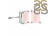 Rose Quartz Stud Earring RSQ-RE-11.