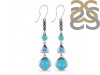 Turquoise & Blue Topaz Earring TRQ-RDE-117.