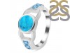 Turquoise & Blue Topaz Ring TRQ-RDR-43.