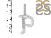 Cubic Zirconia Alphabet P Pendant CUZ-RDA-198.