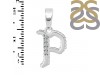 Cubic Zirconia Alphabet P Pendant CUZ-RDA-172