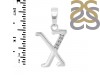 Cubic Zirconia Alphabet X Pendant CUZ-RDA-180.
