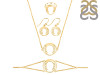 Horse Shoe Plain Silver Jewelry Set PS-RDR-312 / RDE-533 / RDN-1 / RDB-1.