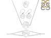 Elephant Plain Silver Jewelry Set PS-RDR-313 / RDE-534 / RDN-2 / RDB-2.