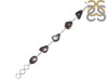 Agate (Black)/White Topaz Bracelet-BSL ABL-11-11