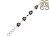 Agate (Black)/White Topaz/Black Spinel Bracelet-BSL ABL-11-17