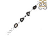 Agate (Black)/White Topaz/Black Spinel Bracelet-BSL ABL-11-20
