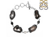 Agate (Black)/White Topaz/Black Spinel Bracelet-BSL ABL-11-21